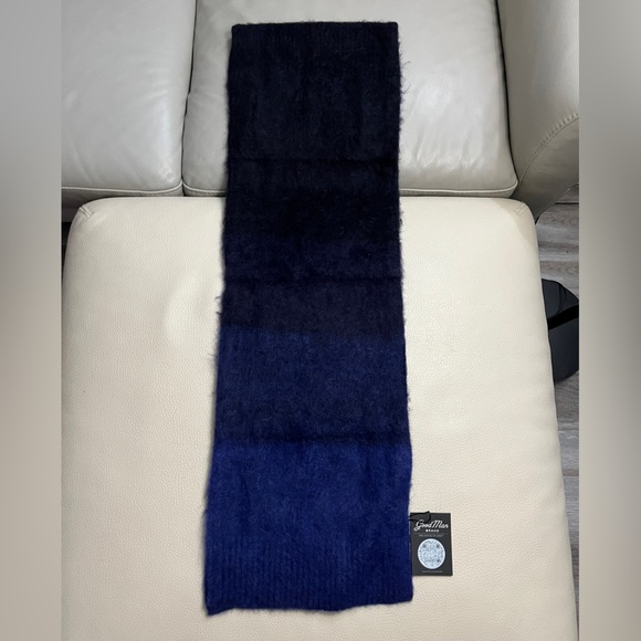 NWT - Good Man Brand Men's Mohair Wool Blended Scarf - Picture 2 of 6